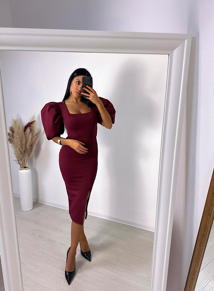 NIA burgundy